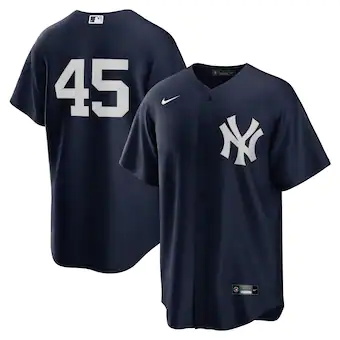 mens nike gerrit cole navy new york yankees alternate r_002